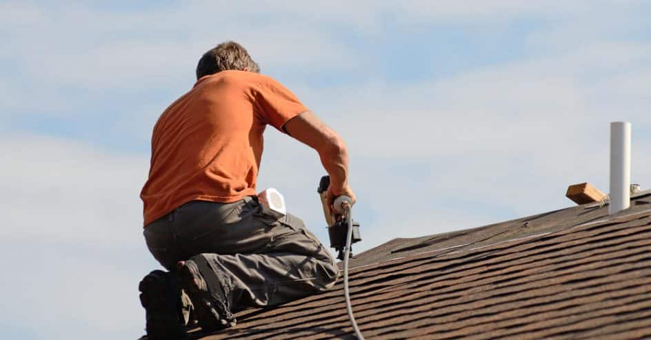 Repairing on Residential Roof in New orleans